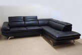 コーナーリビング　ソファー(BLACK)