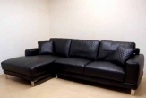 コーナーリビング　ソファー(BLACK)