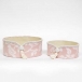 オーバルトレー2点セット heirloom pink